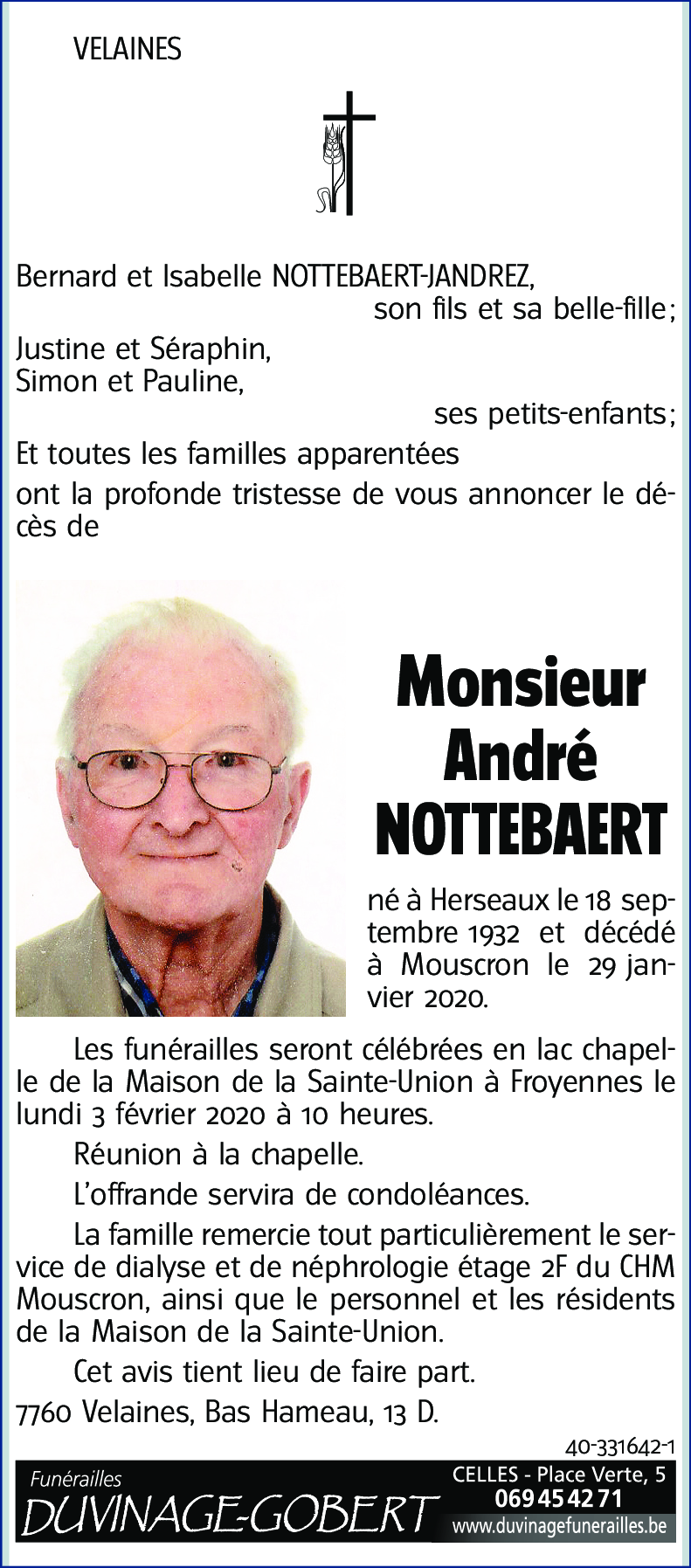 André NOTTEBAERT