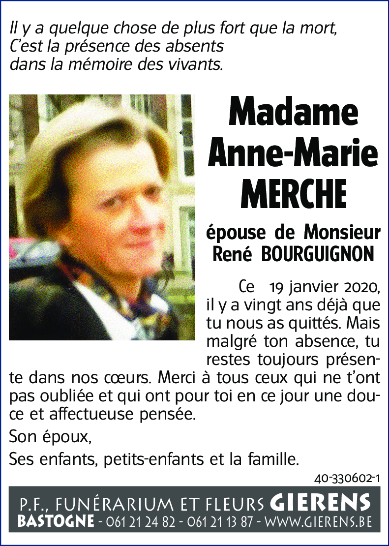 Anne-Marie MERCHE