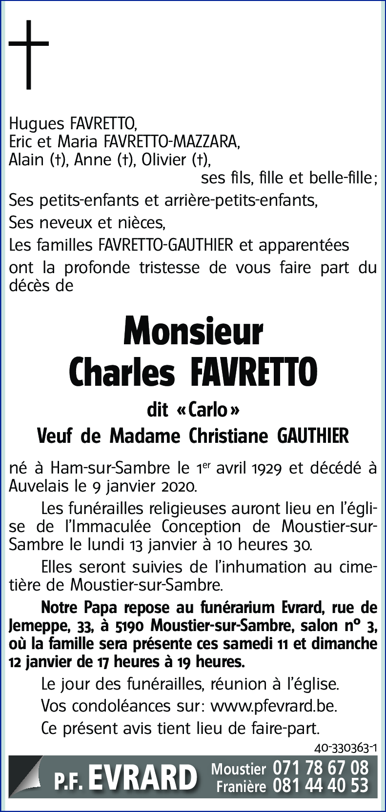 Charles FAVRETTO