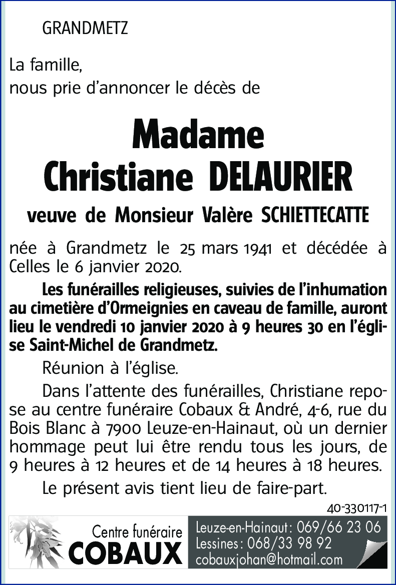 Christiane DELAURIER