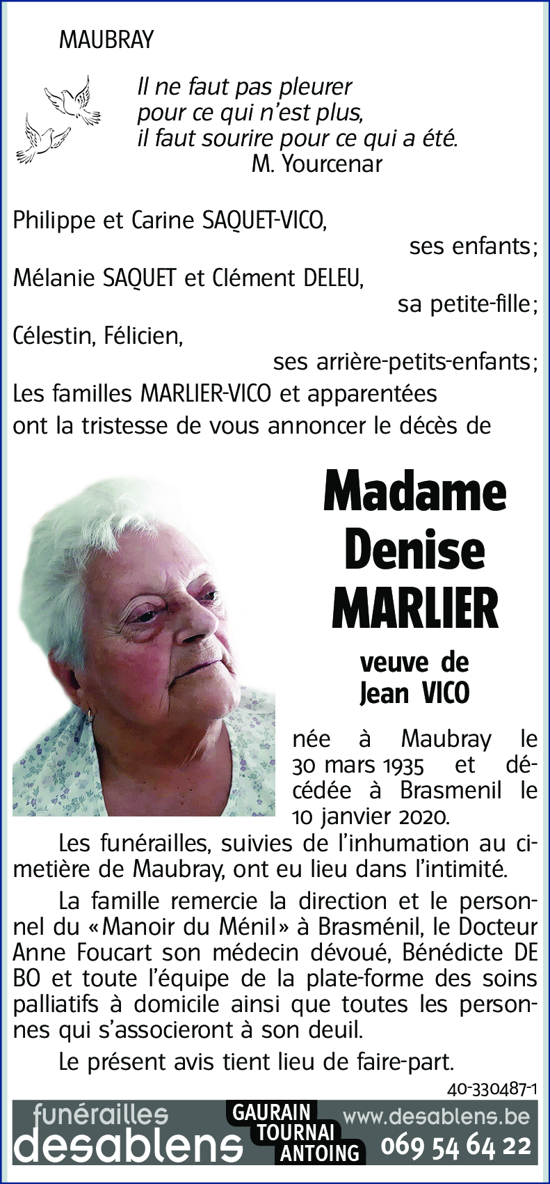 Denise MARLIER