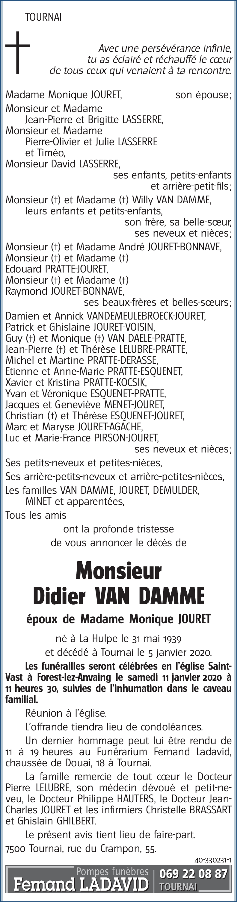 Didier VAN DAMME