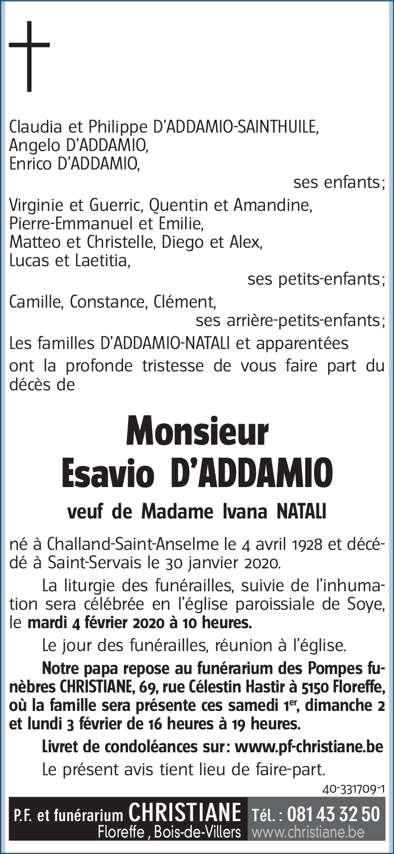 Esavio D'ADDAMIO