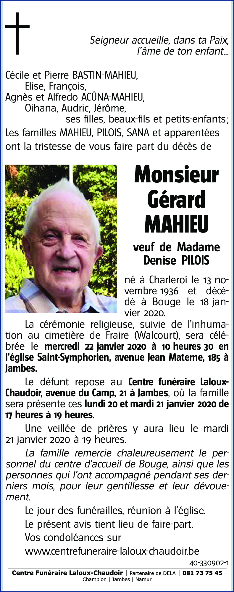 Gérard MAHIEU