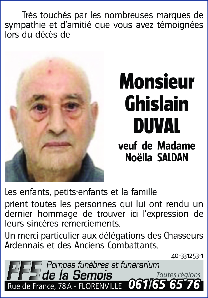 Ghislain DUVAL