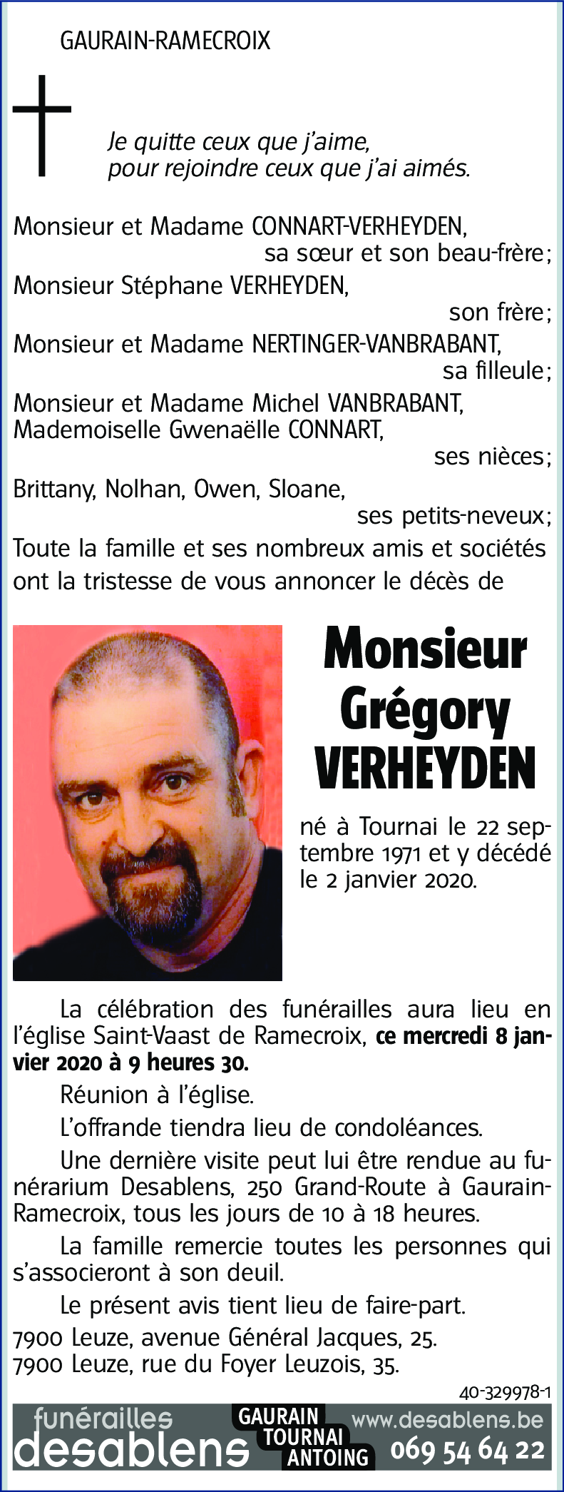 Grégory VERHEYDEN