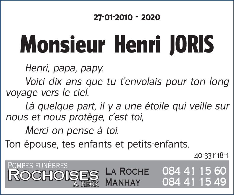 Henri JORIS