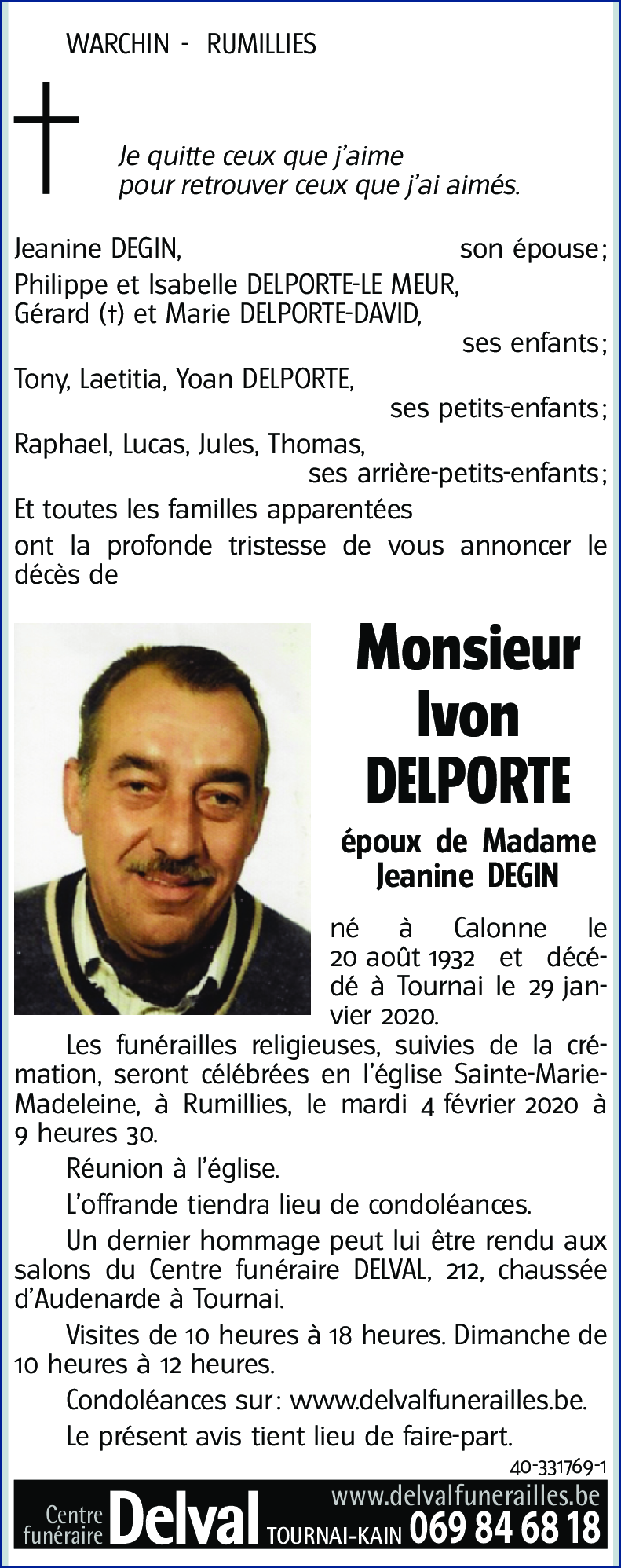 Ivon DELPORTE