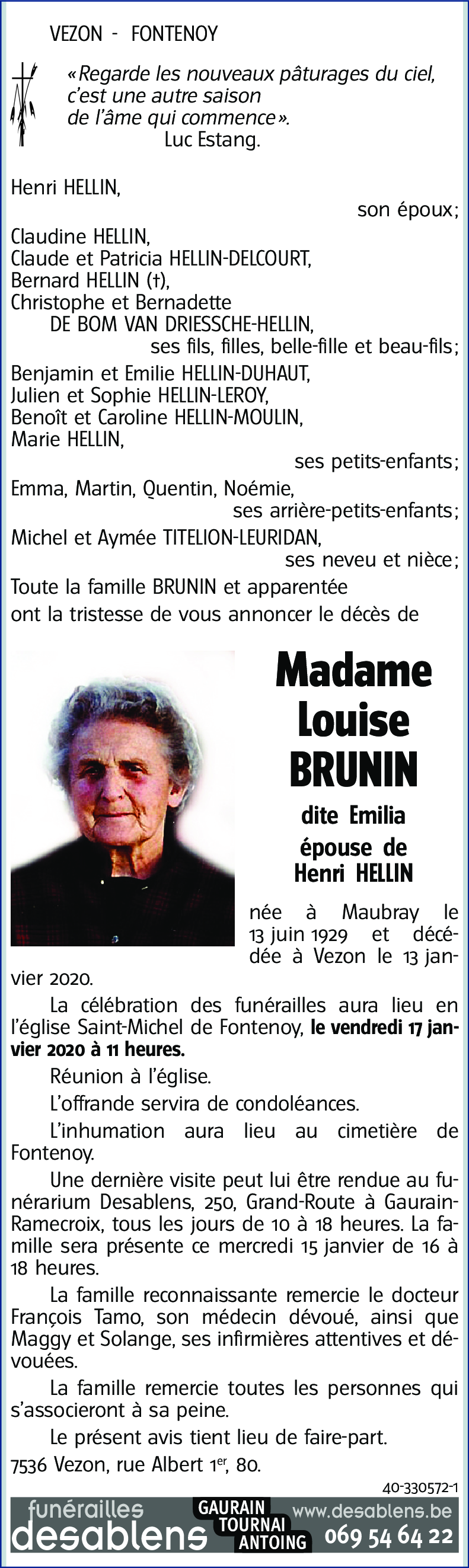 Louise BRUNIN