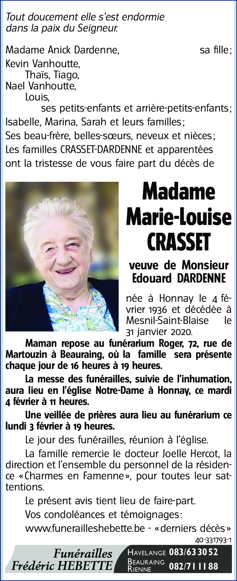 Marie-Louise Crasset