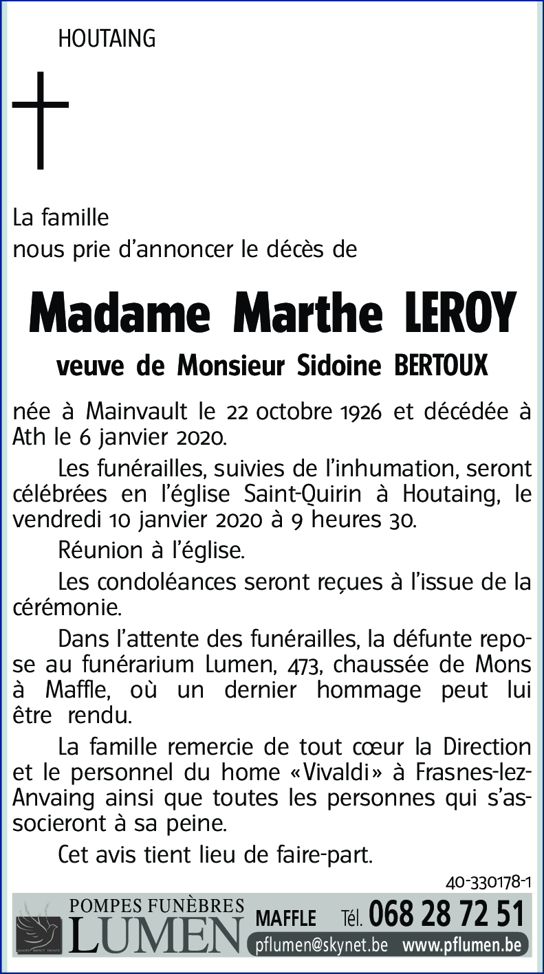 Marthe LEROY