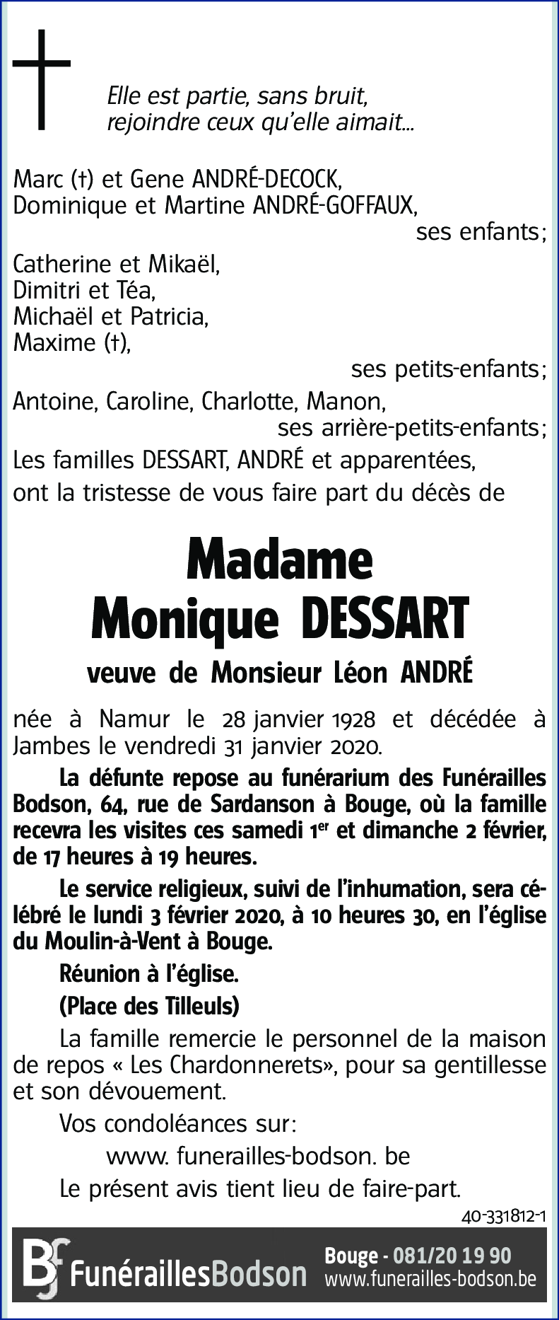 Monique DESSART