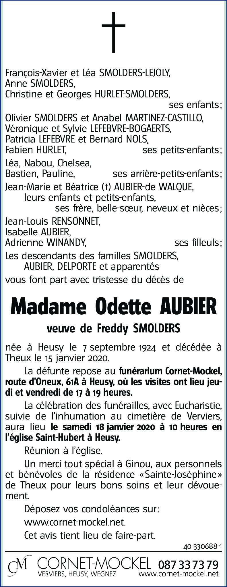 Odette AUBIER