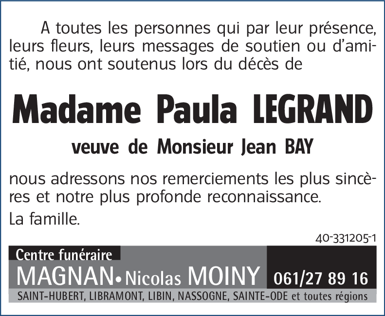 Paula LEGRAND