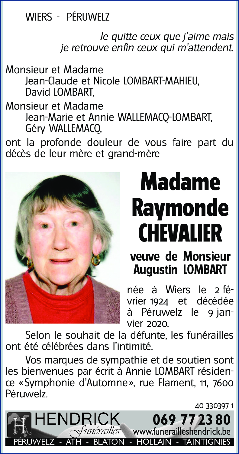 Raymonde CHEVALIER