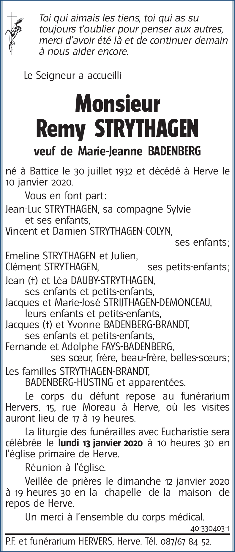 Remy STRYTHAGEN