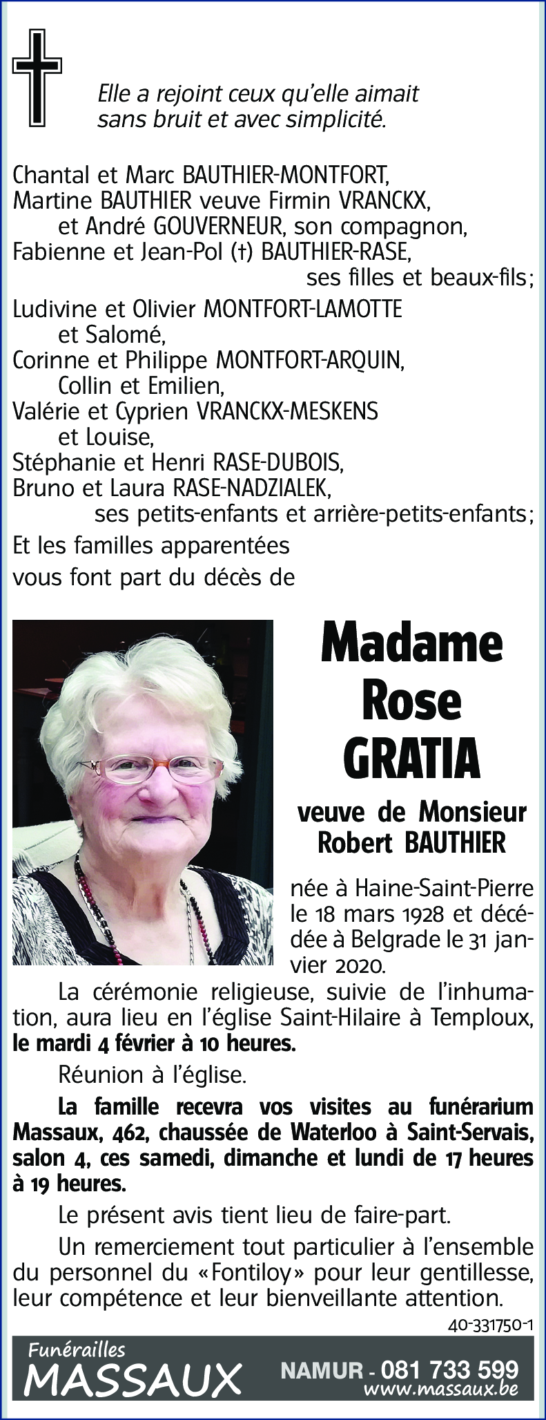Rose GRATIA