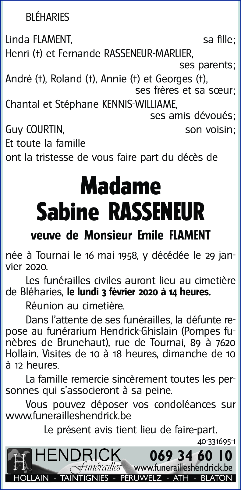 Sabine RASSENEUR