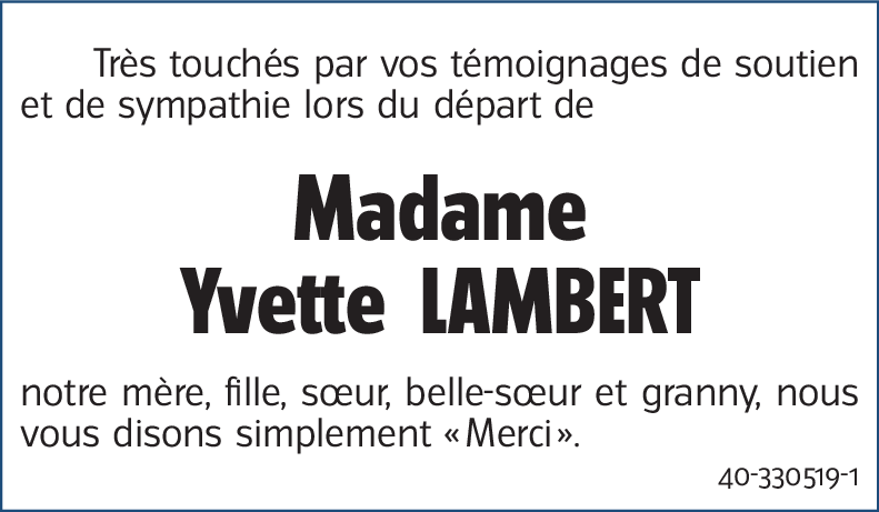 Yvette LAMBERT