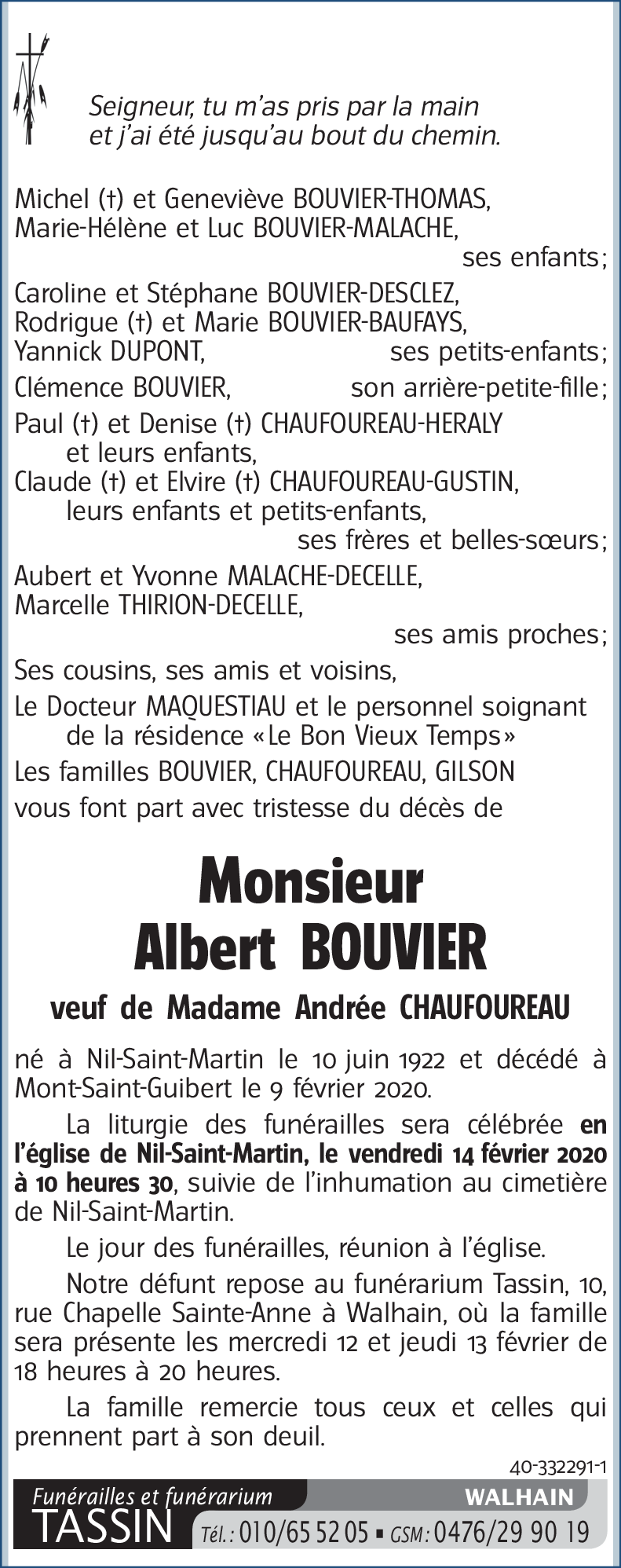 Albert BOUVIER