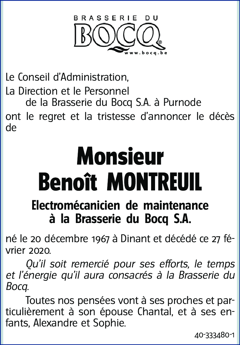 Benoît MONTREUIL