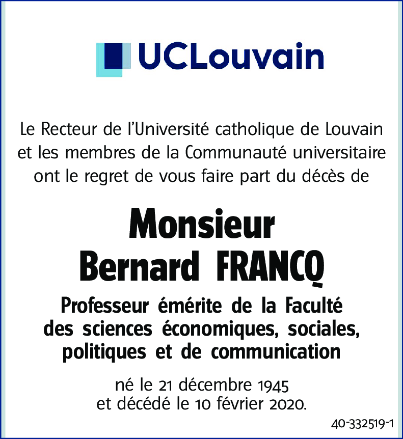 Bernard FRANCQ