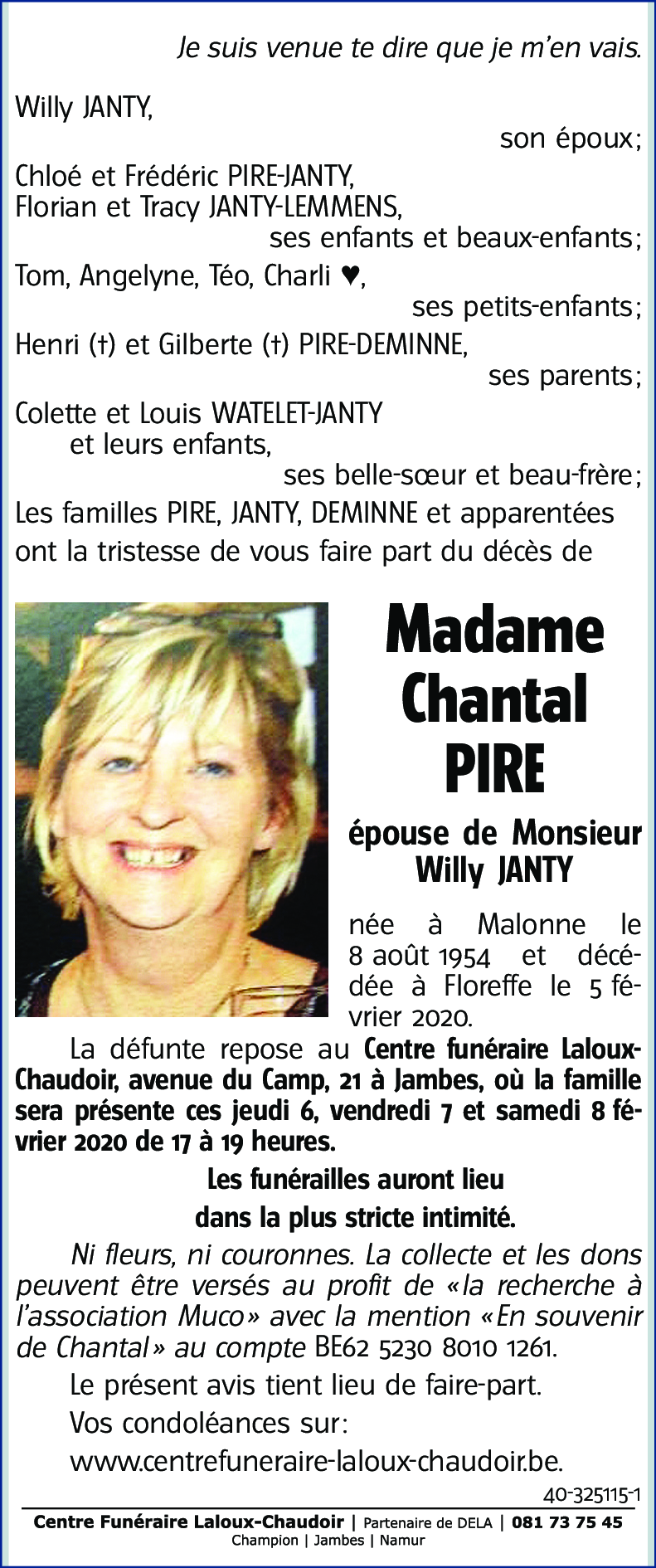 Chantal PIRE