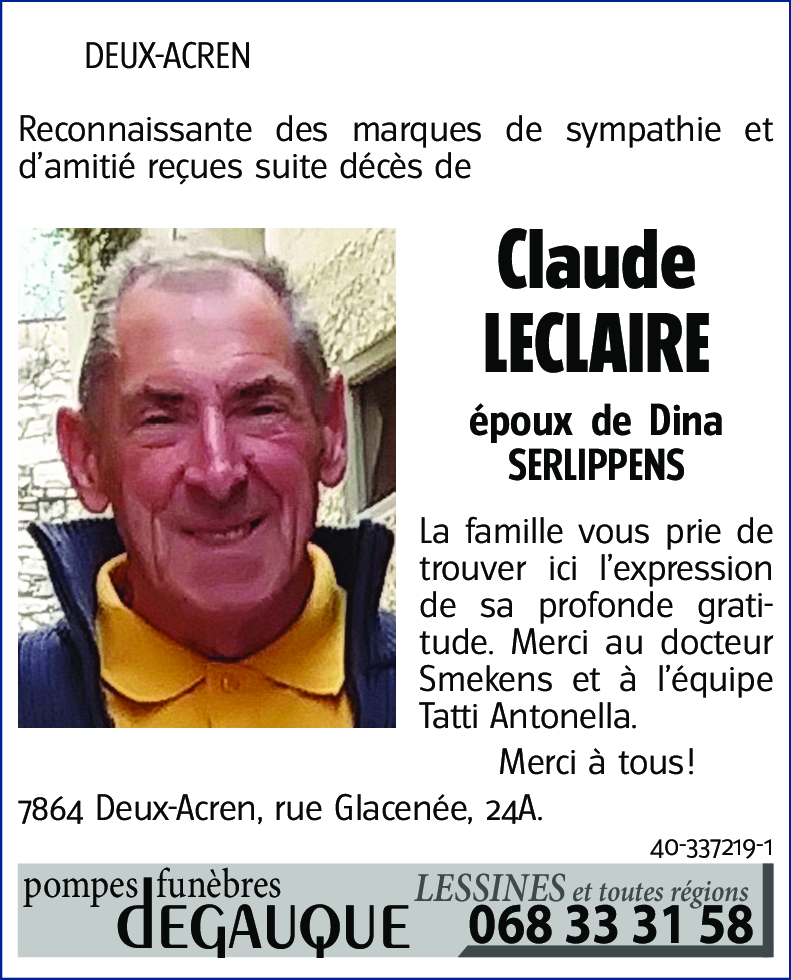 Claude LECLAIRE