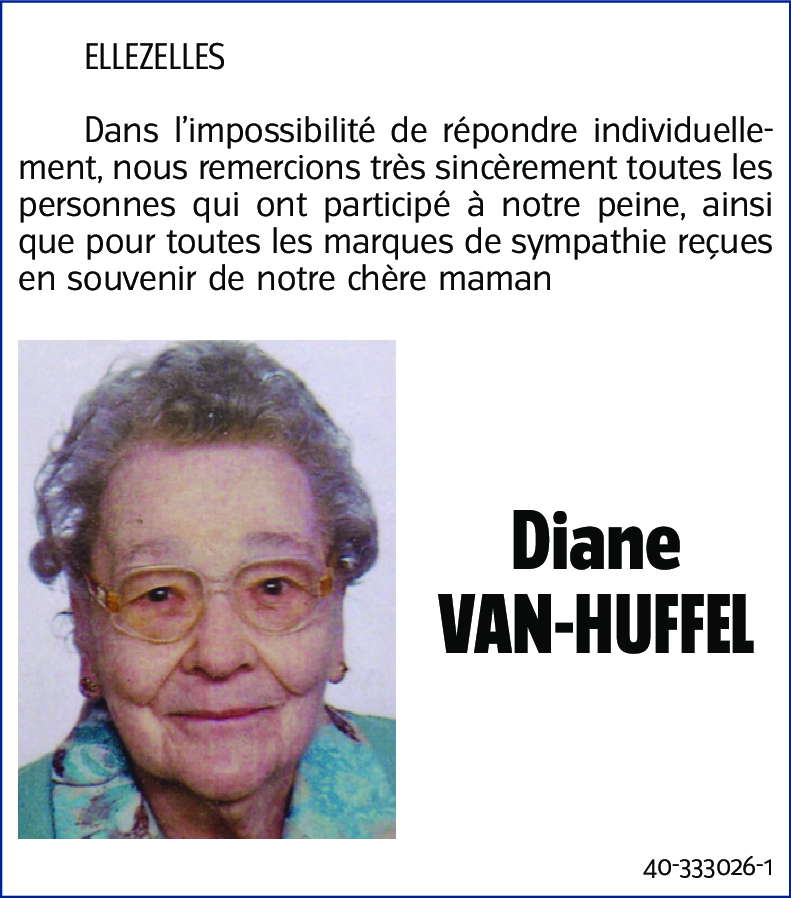 Diane VAN-HUFFEL