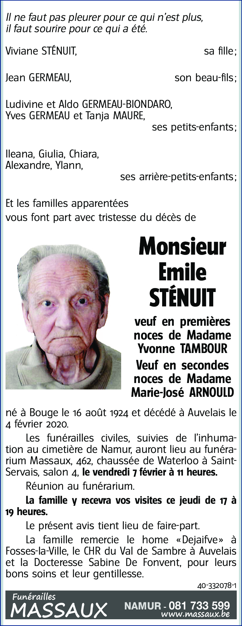 Emile STÉNUIT