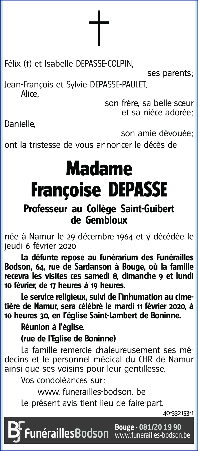 Françoise DEPASSE