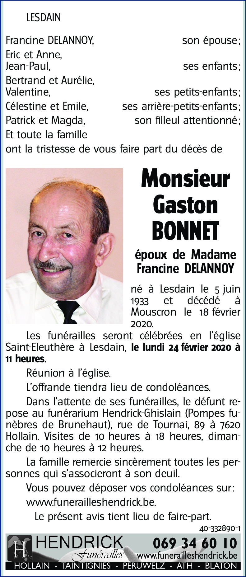 Gaston BONNET