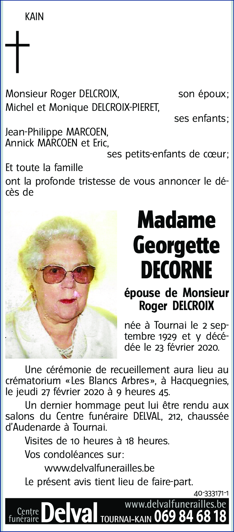 Georgette DECORNE