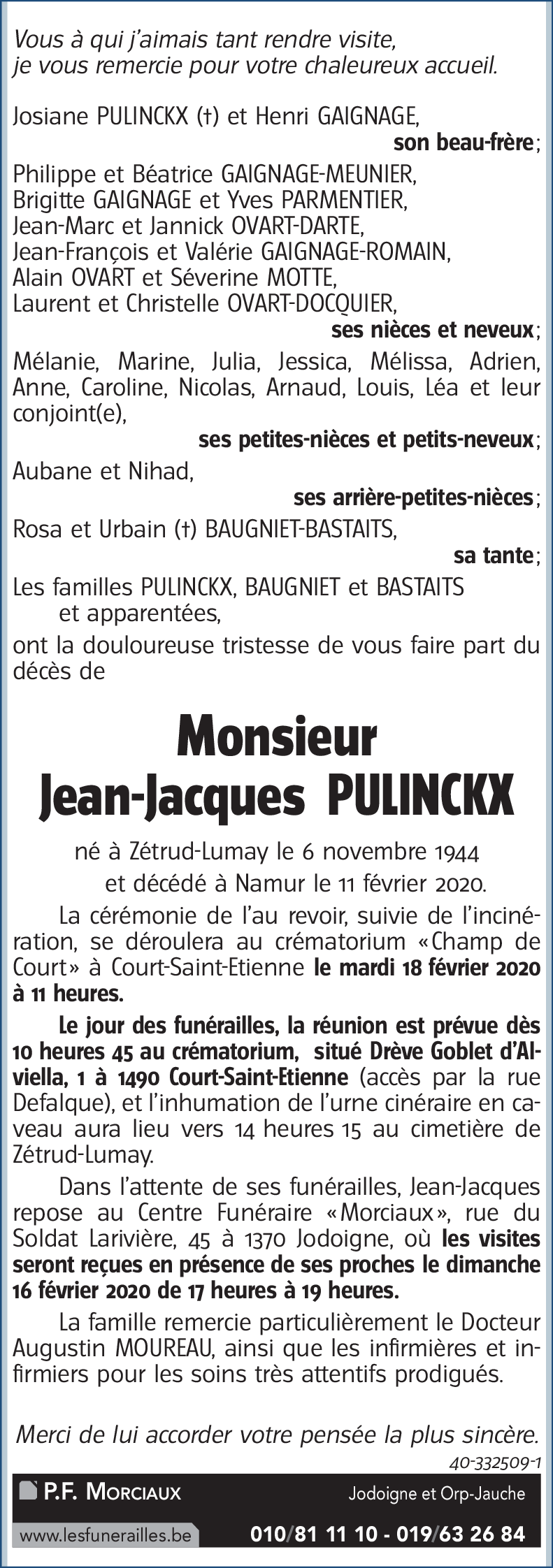 Jean-Jacques PULINCKX