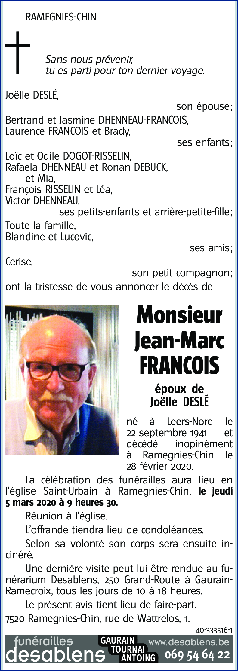 Jean-Marc FRANÇOIS