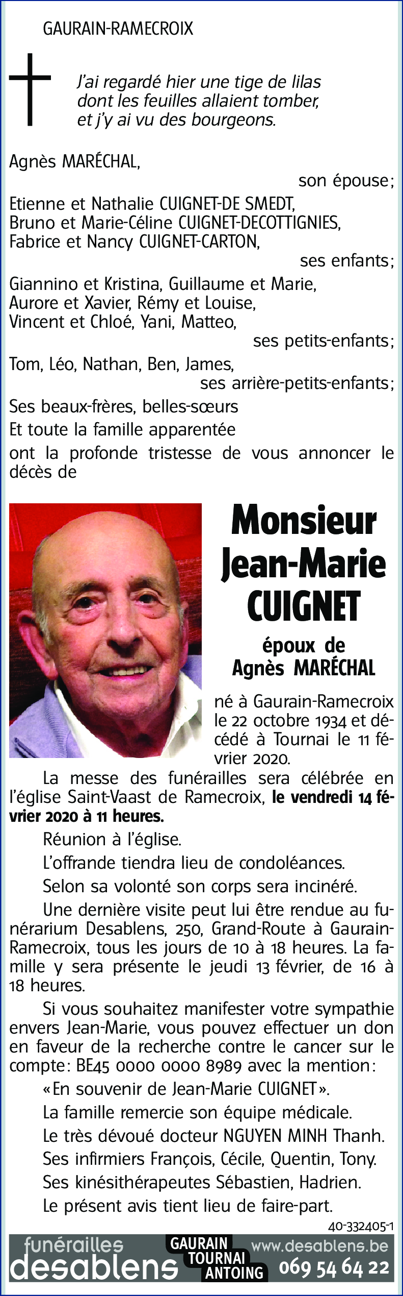 Jean-Marie CUIGNET