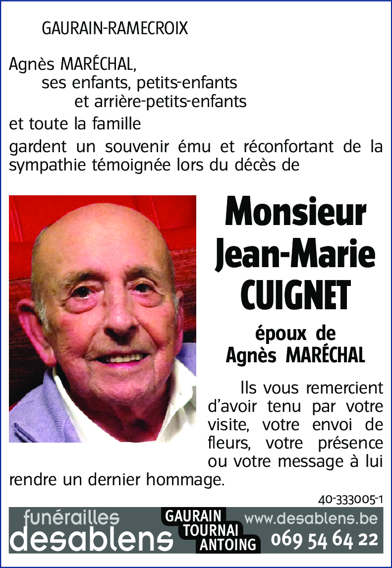 Jean-Marie CUIGNET