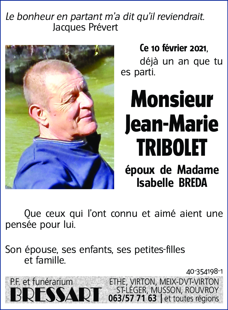 Jean-Marie TRIBOLET