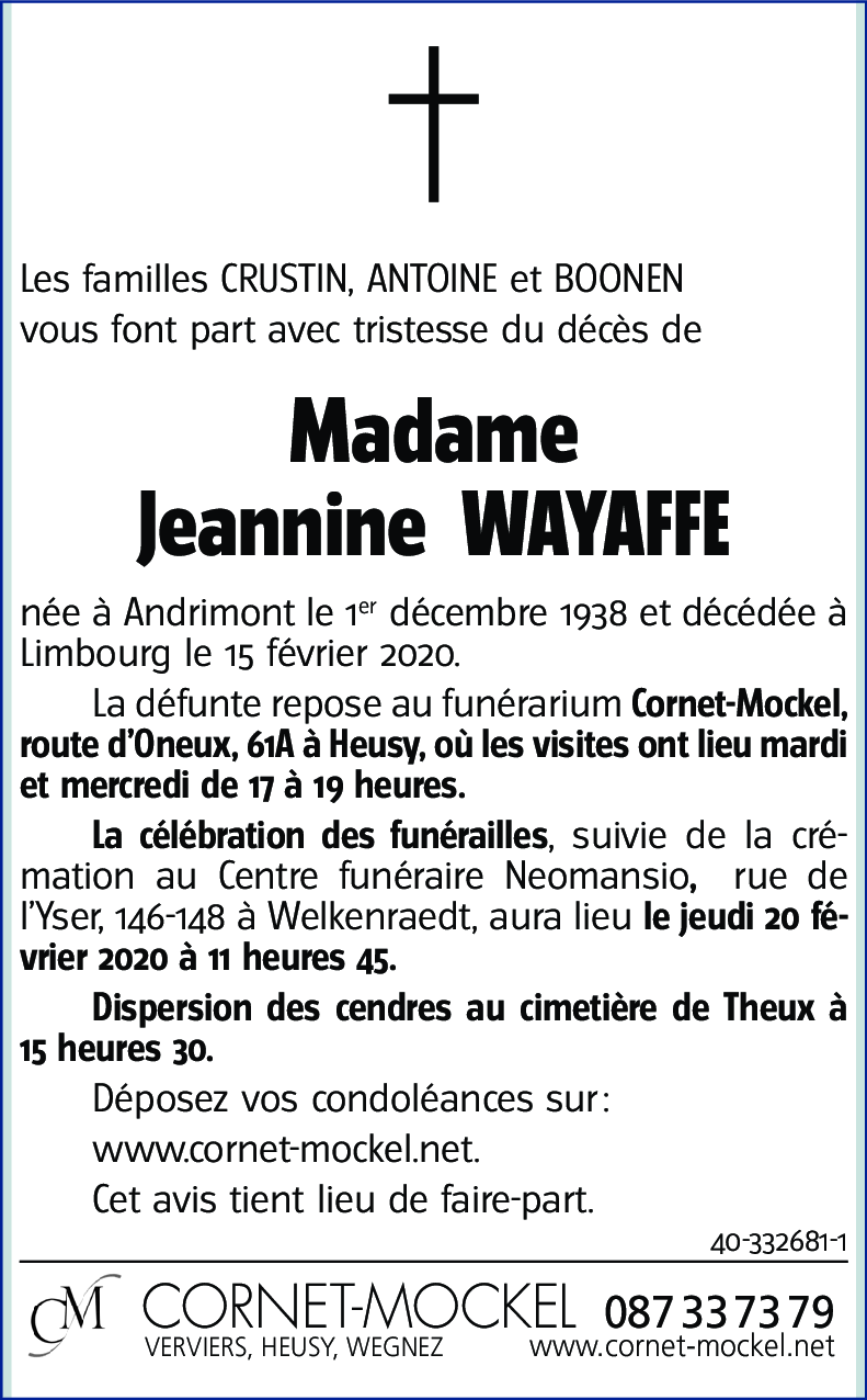 Jeannine WAYAFFE