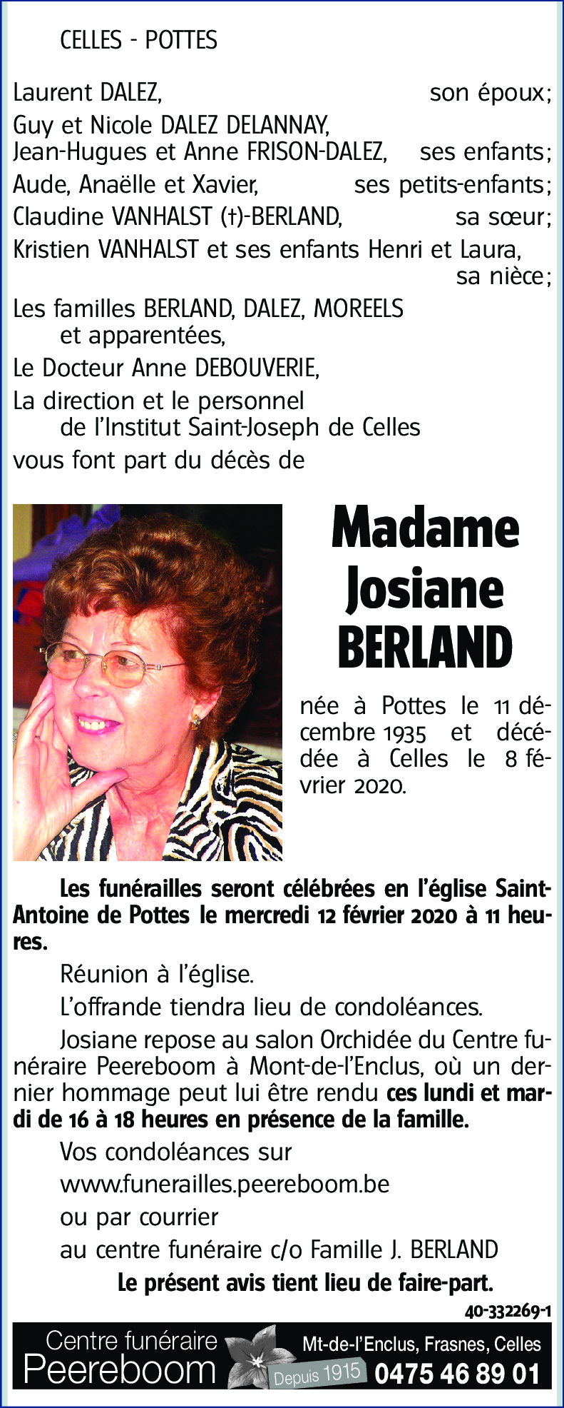 Josiane BERLAND