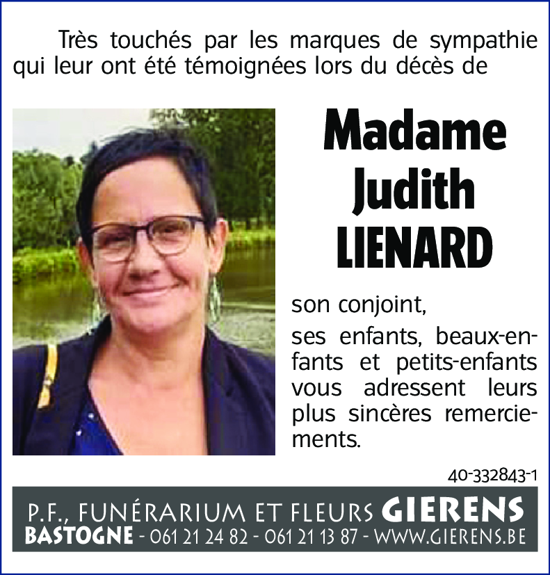 Judith LIENARD