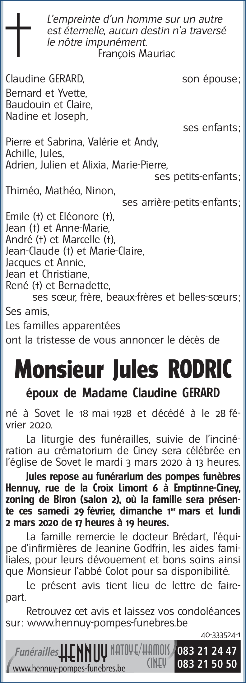 Jules RODRIC