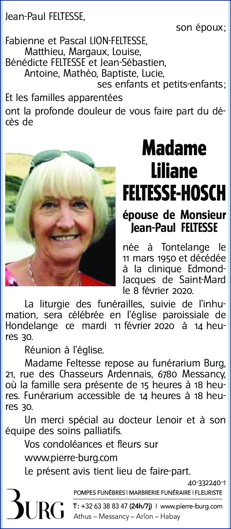 Liliane FELTESSE-HOSCH