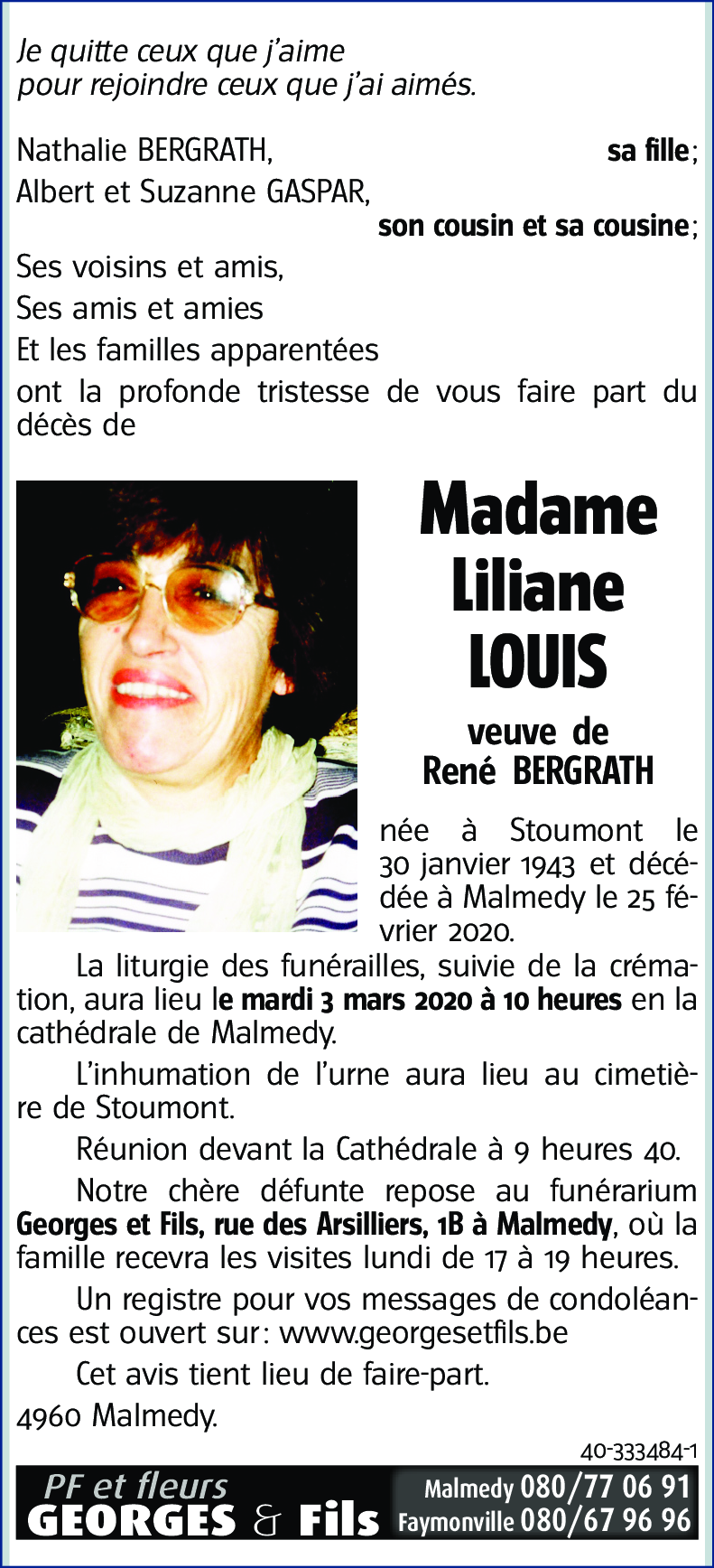 Liliane LOUIS