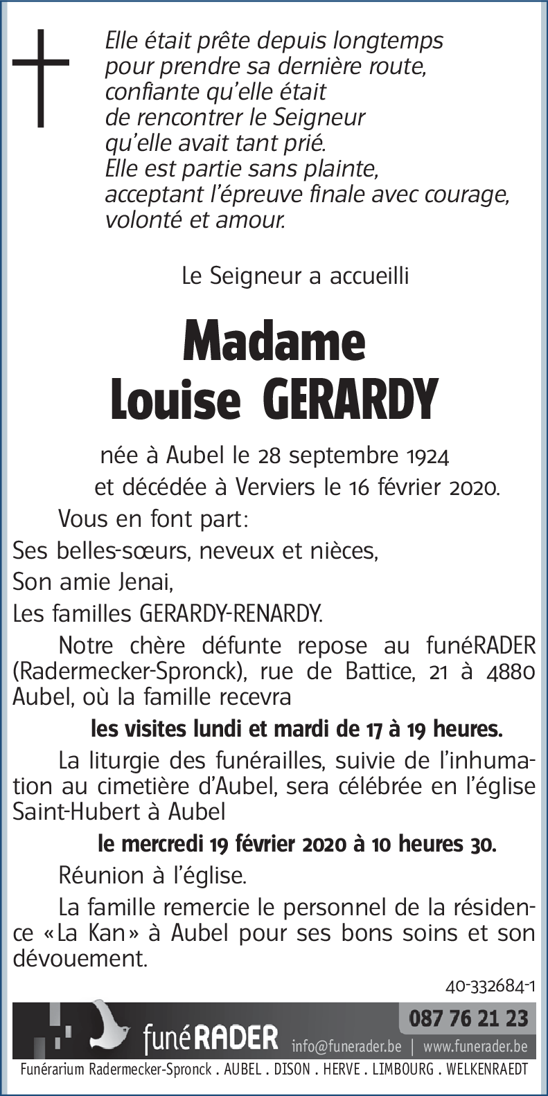 Louise GERARDY