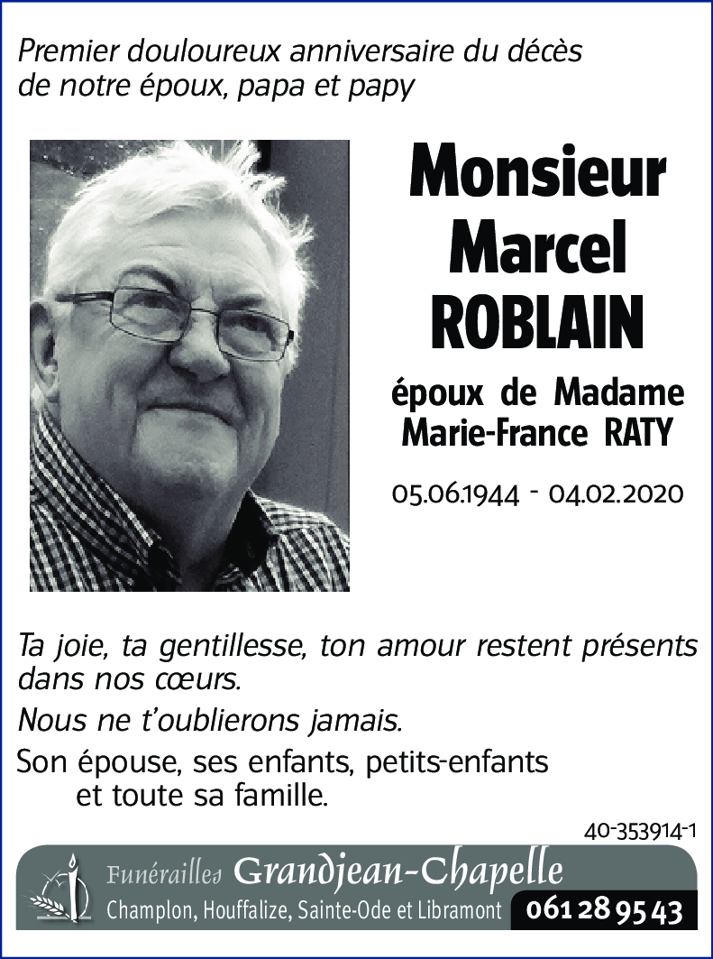 Marcel ROBLAIN