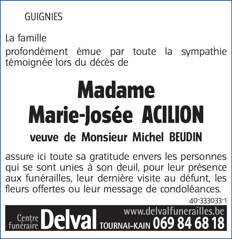 Marie ACILION