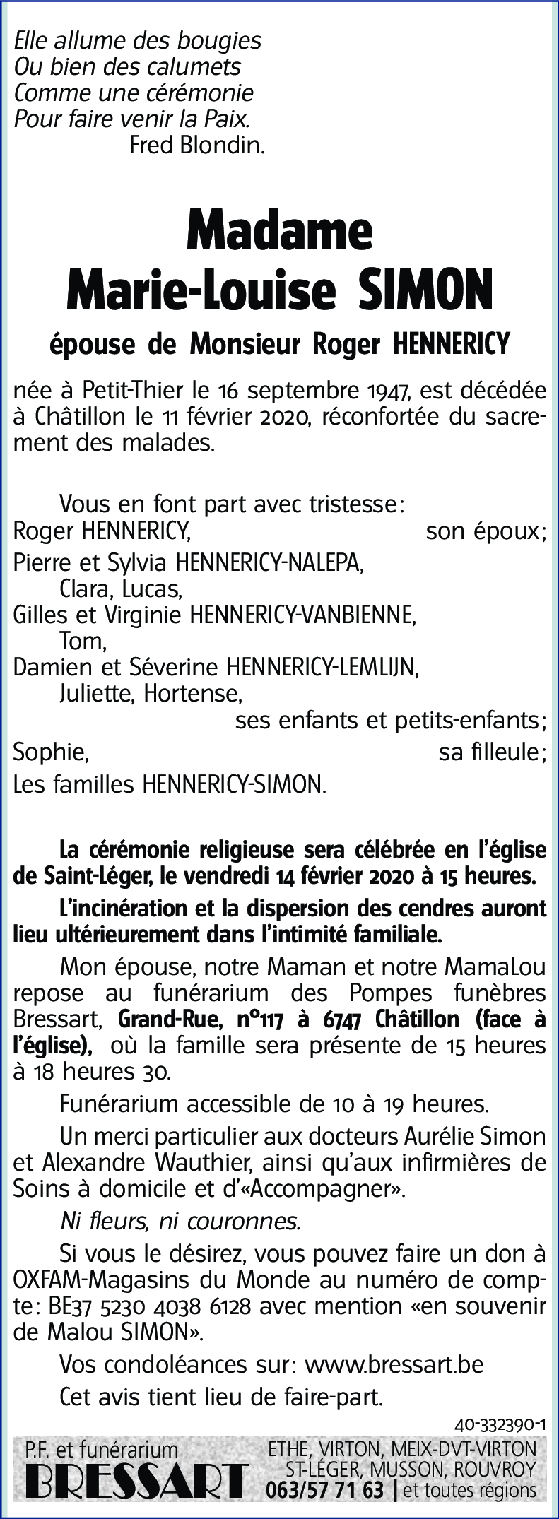 Marie-Louise SIMON