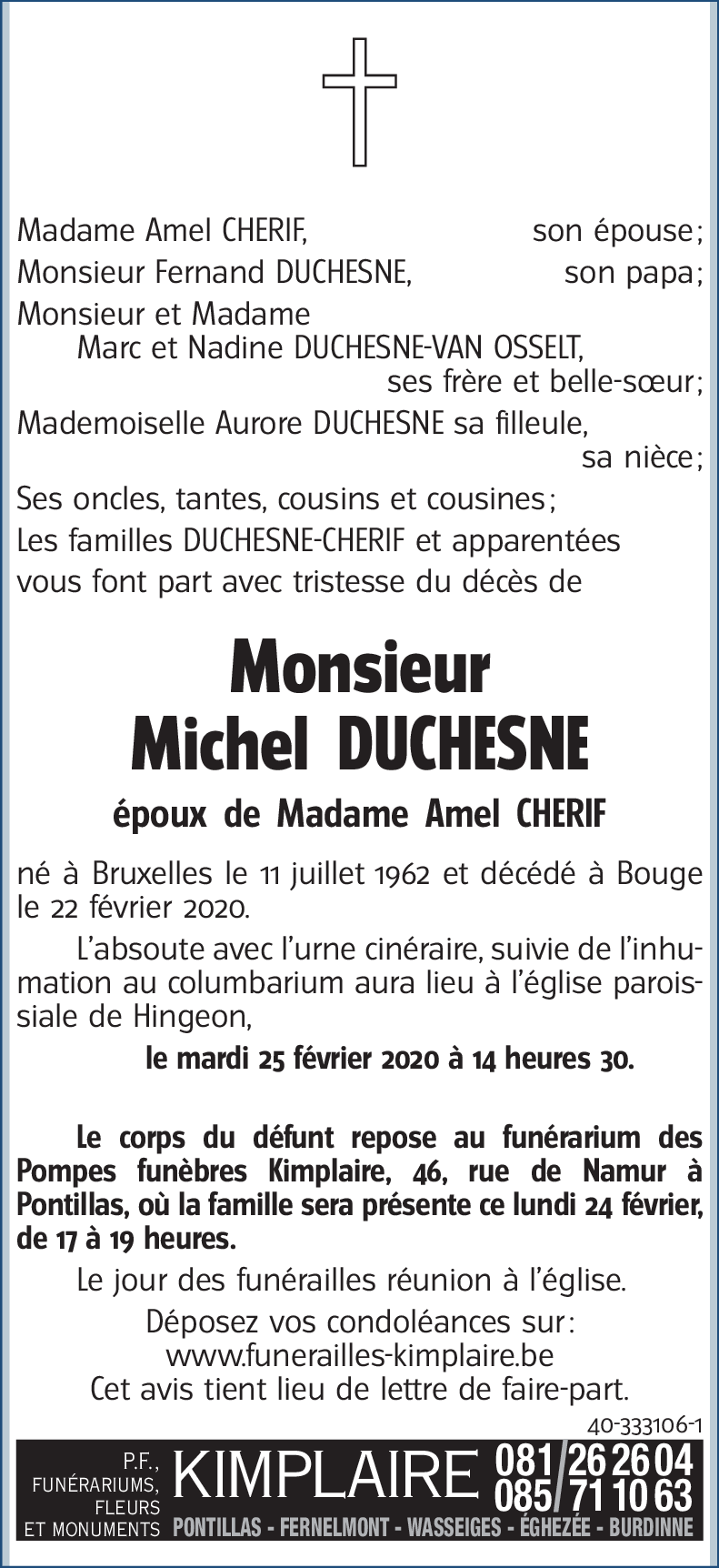 Michel DUCHESNE