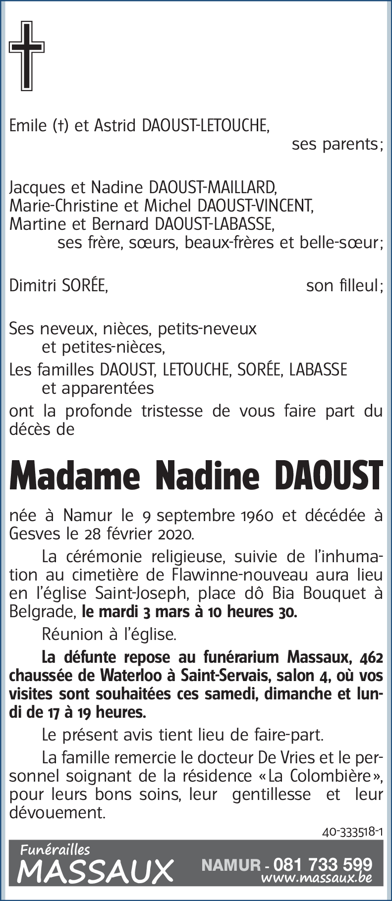 Nadine DAOUST